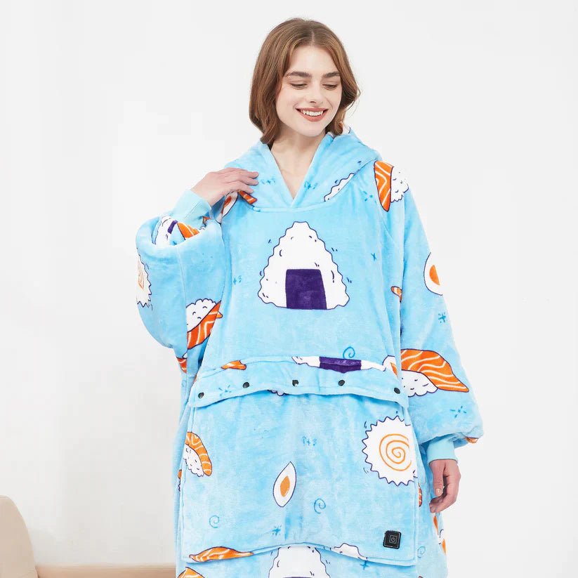 Heated Hoodie Blanket - BH Comfy Cozy
