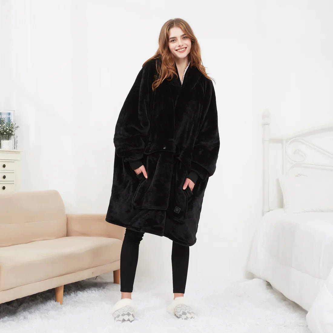 Heated Hoodie Blanket - BH Comfy Cozy