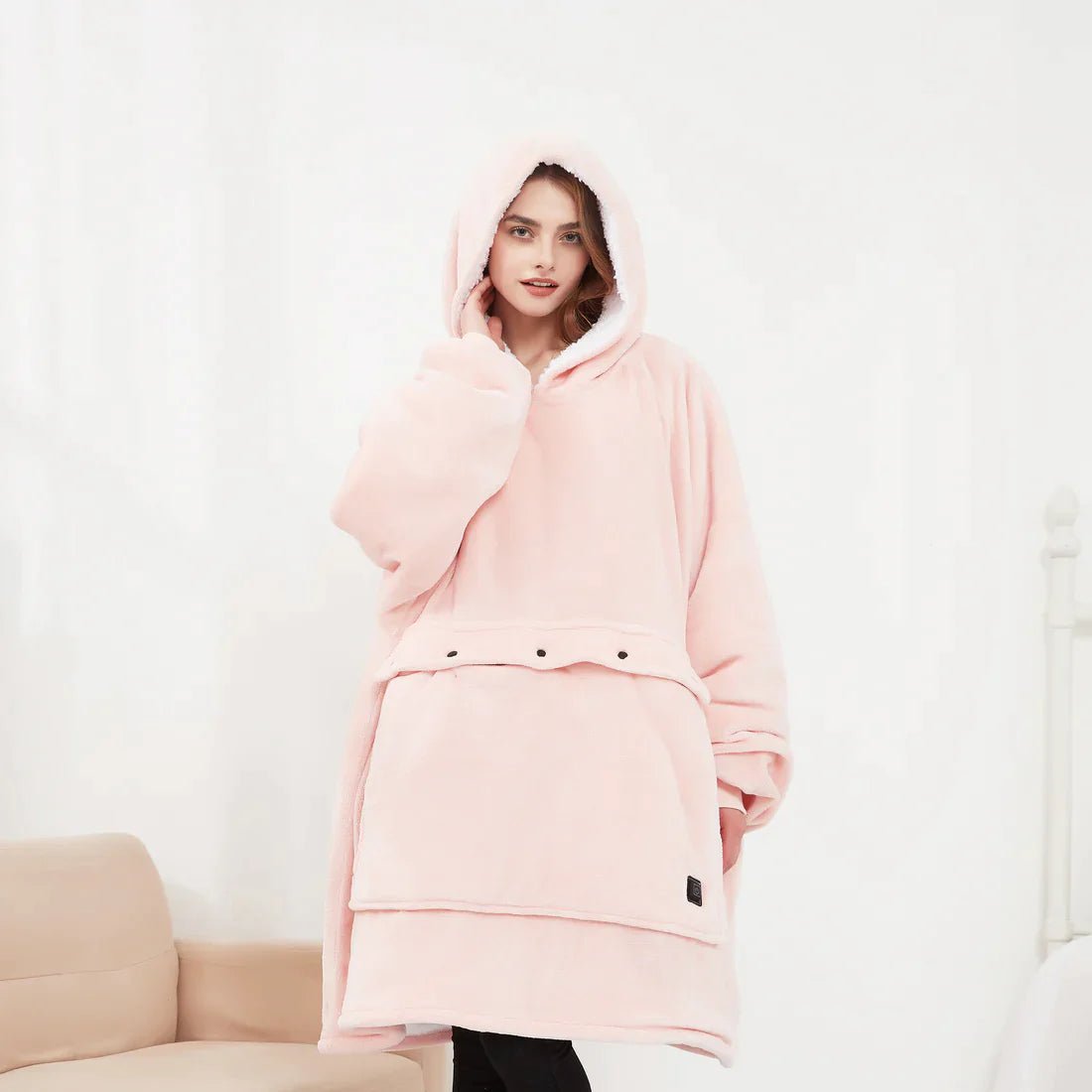 Heated Hoodie Blanket - BH Comfy Cozy