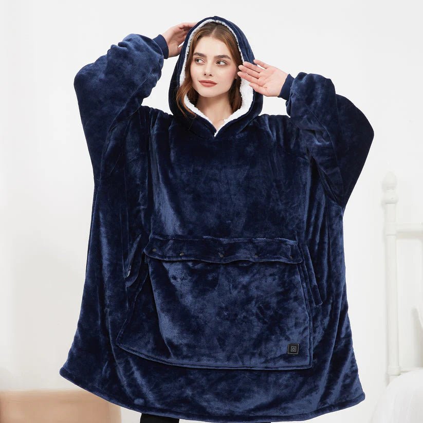 Heated Hoodie Blanket - BH Comfy Cozy