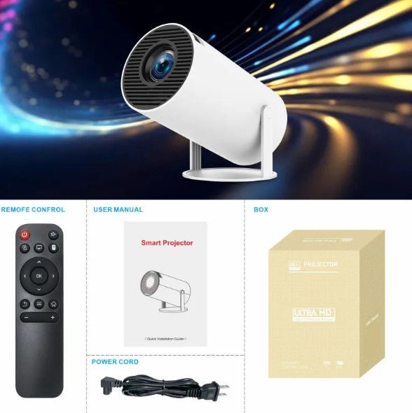 HY300 Pro Projector Home Theater - BH Comfy Cozy