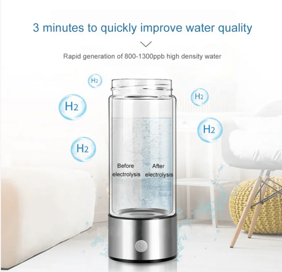 Hydrogen Water Cup - BH Comfy Cozy