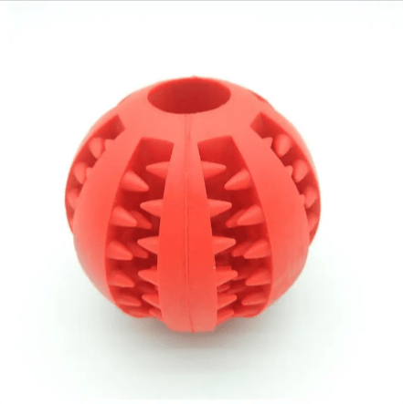Interactive Rubber Slow Feeder Dog Ball - BH Comfy Cozy