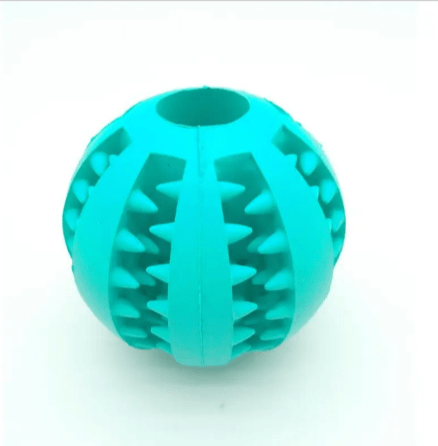 Interactive Rubber Slow Feeder Dog Ball - BH Comfy Cozy