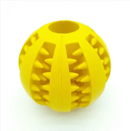 Interactive Rubber Slow Feeder Dog Ball - BH Comfy Cozy