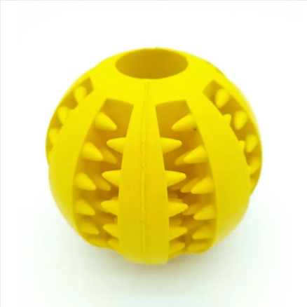Interactive Rubber Slow Feeder Dog Ball - BH Comfy Cozy