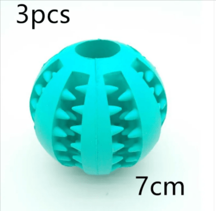 Interactive Rubber Slow Feeder Dog Ball - BH Comfy Cozy