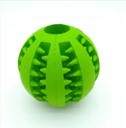 Interactive Rubber Slow Feeder Dog Ball - BH Comfy Cozy