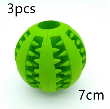 Interactive Rubber Slow Feeder Dog Ball - BH Comfy Cozy