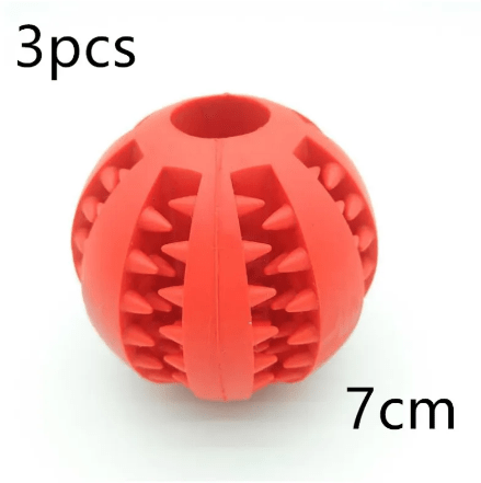Interactive Rubber Slow Feeder Dog Ball - BH Comfy Cozy