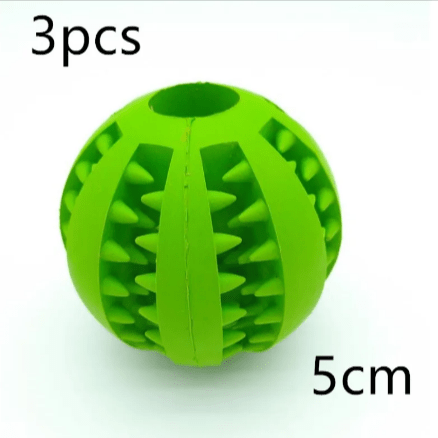Interactive Rubber Slow Feeder Dog Ball - BH Comfy Cozy