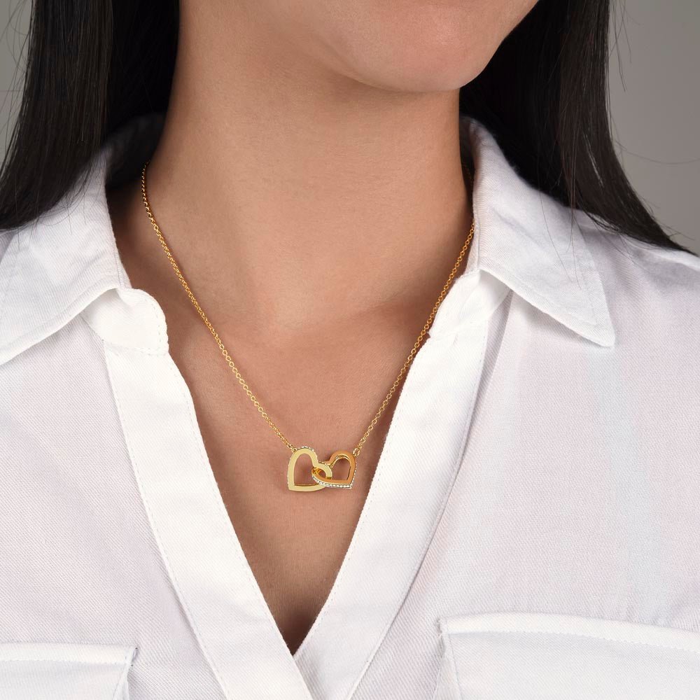 Interlocking Hearts Necklace | Luxury Gift for Her - BH Comfy Cozy