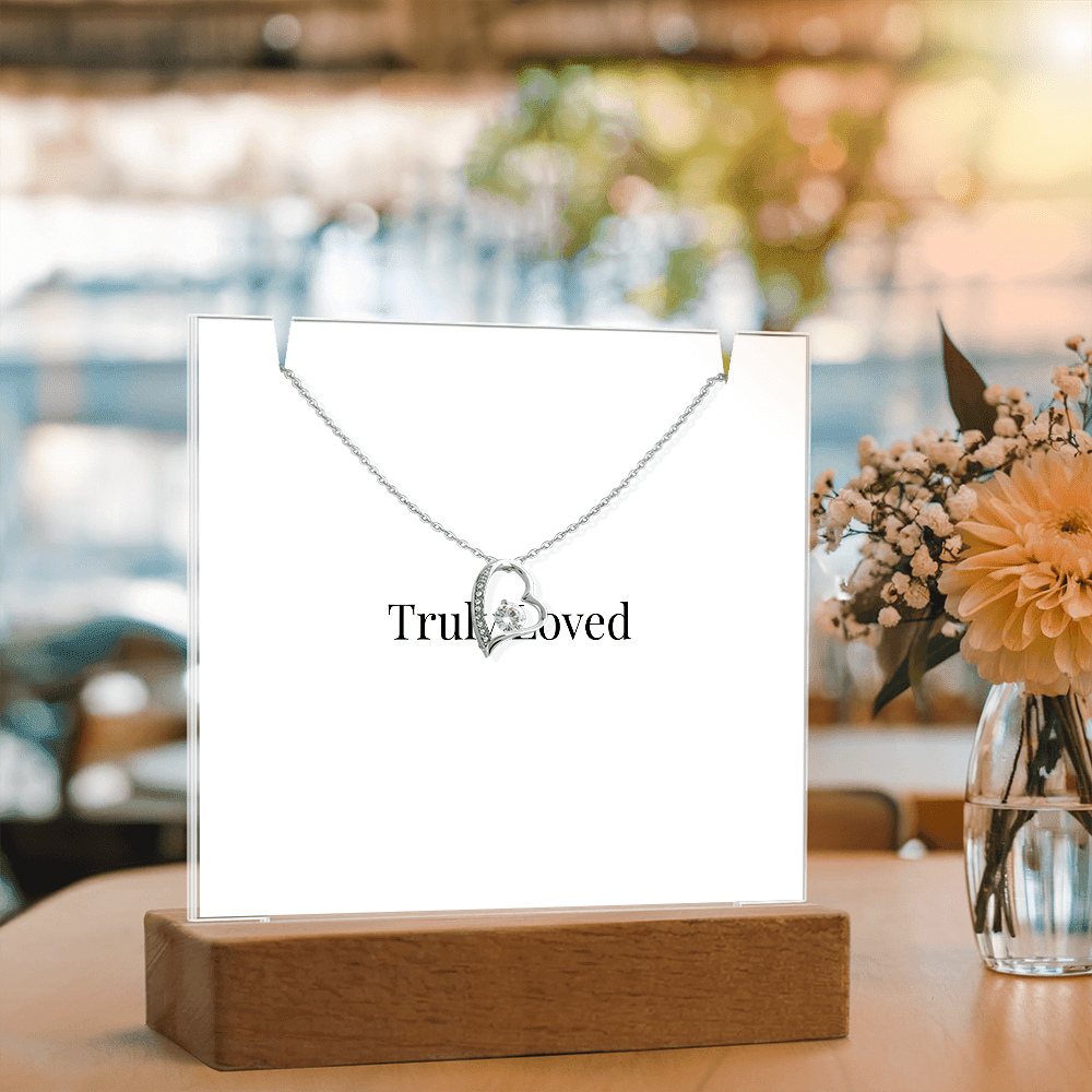 Keepsake Acrylic & Forever Love Necklace | Luxury Gift for Her - BH Comfy Cozy