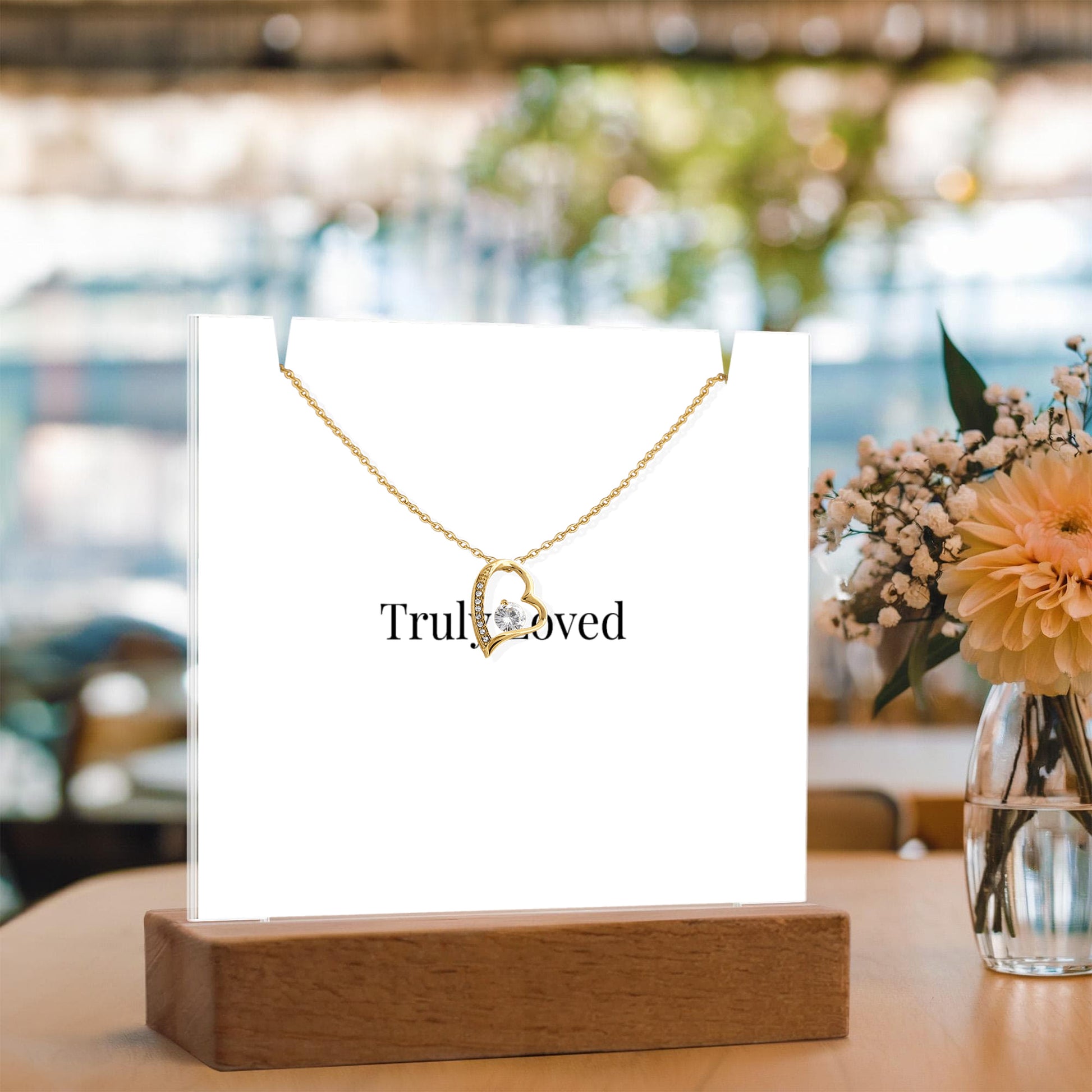 Keepsake Acrylic & Forever Love Necklace | Luxury Gift for Her - BH Comfy Cozy