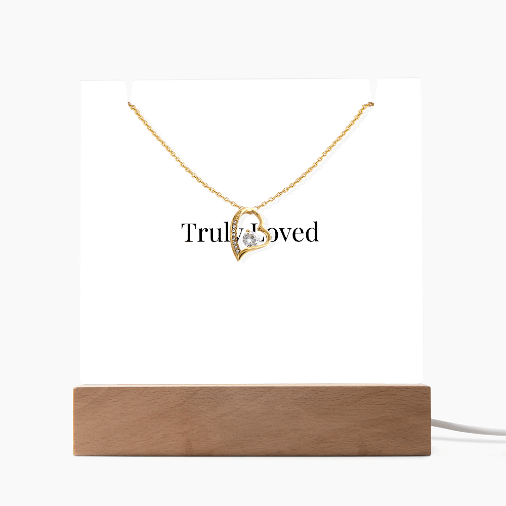 Keepsake Acrylic & Forever Love Necklace | Luxury Gift for Her - BH Comfy Cozy