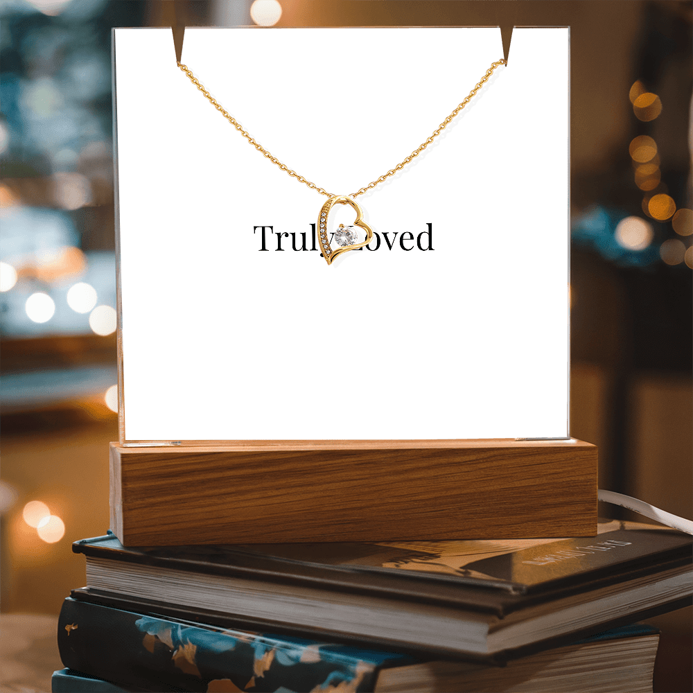 Keepsake Acrylic & Forever Love Necklace | Luxury Gift for Her - BH Comfy Cozy