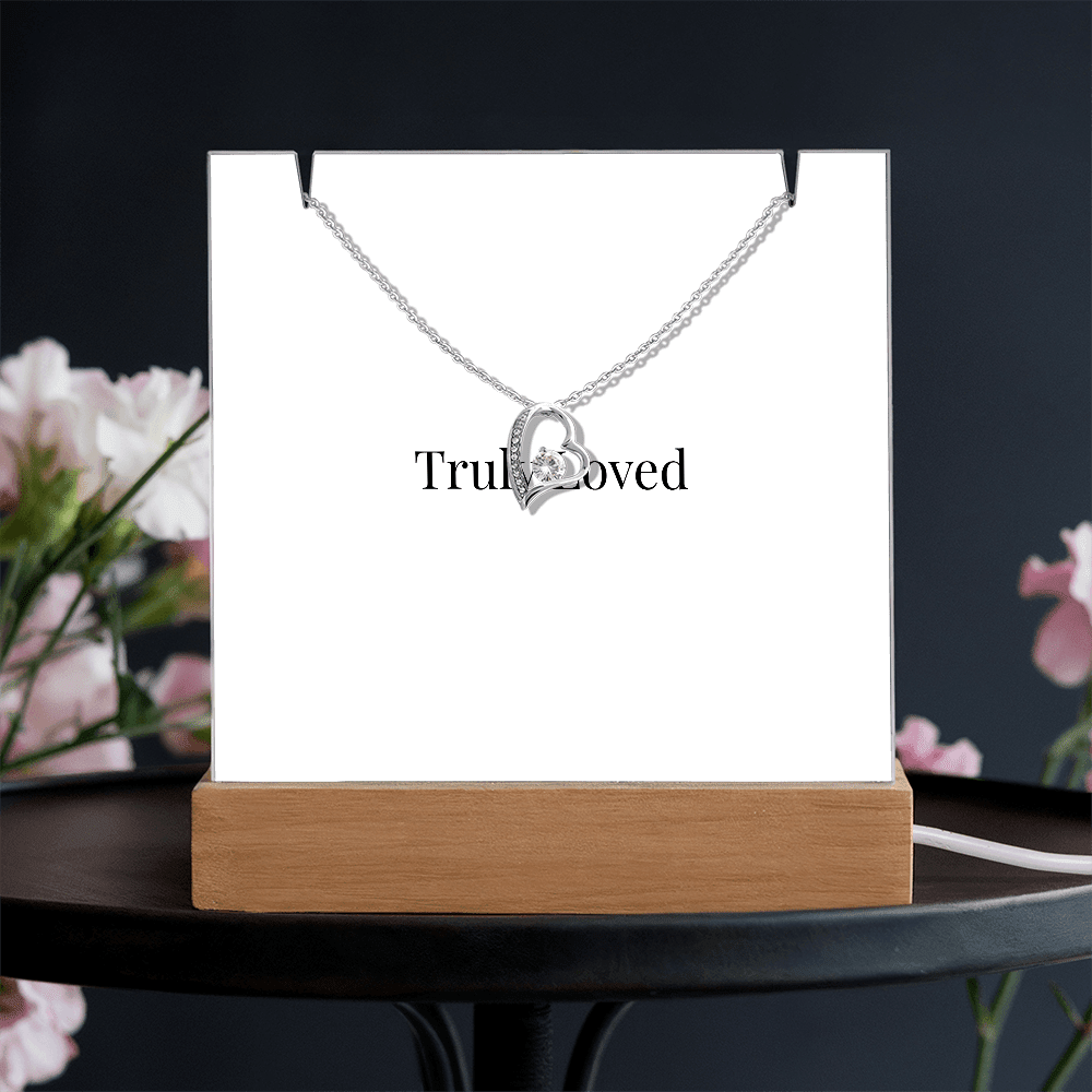 Keepsake Acrylic & Forever Love Necklace | Luxury Gift for Her - BH Comfy Cozy