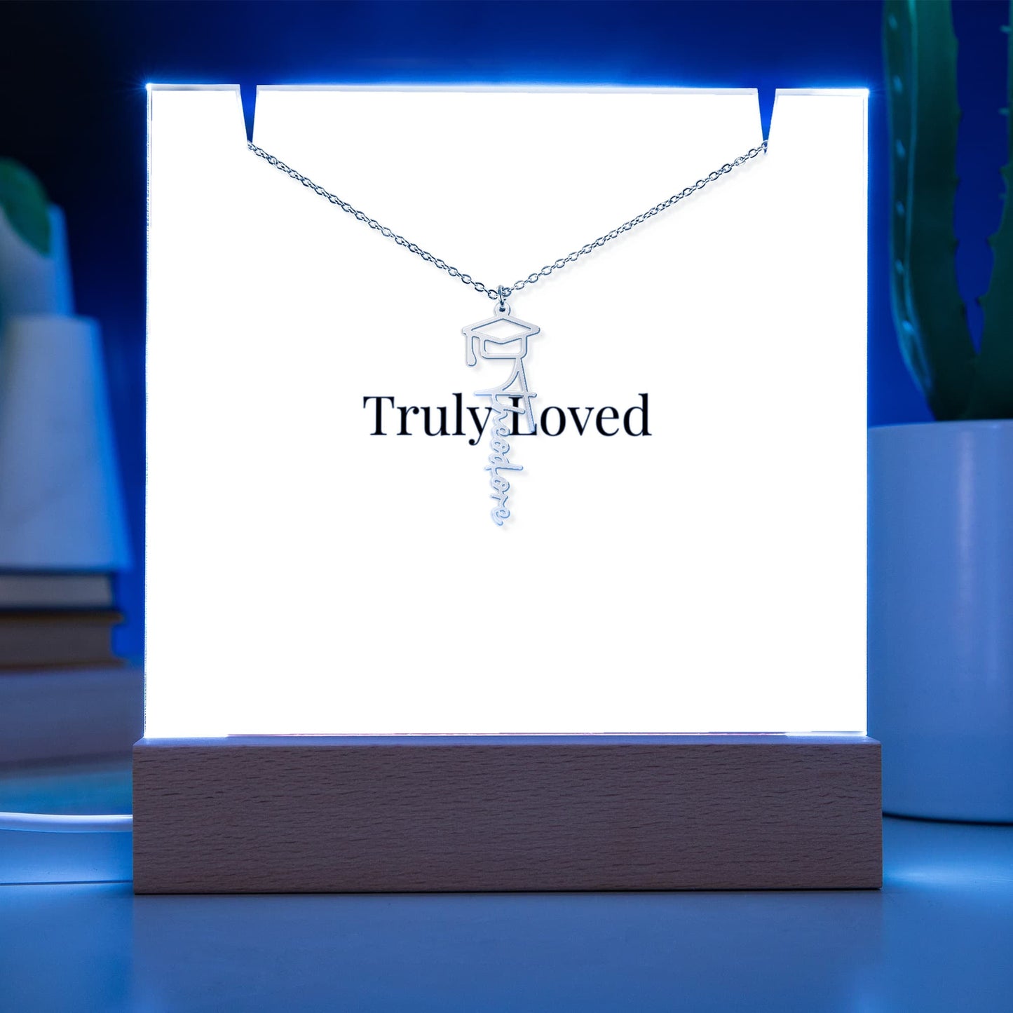 Keepsake Acrylic & Personalised Graduation Necklace | Luxury Gift for Her - BH Comfy Cozy