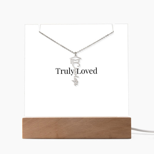 Keepsake Acrylic & Personalised Graduation Necklace | Luxury Gift for Her - BH Comfy Cozy
