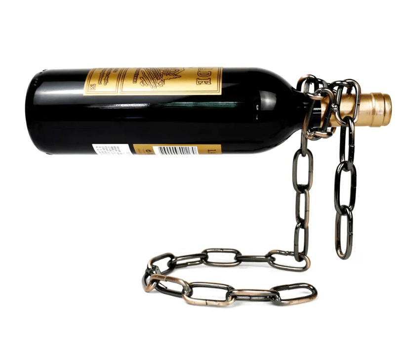Magic Iron Chain Wine Bottle Holder - BH Comfy Cozy