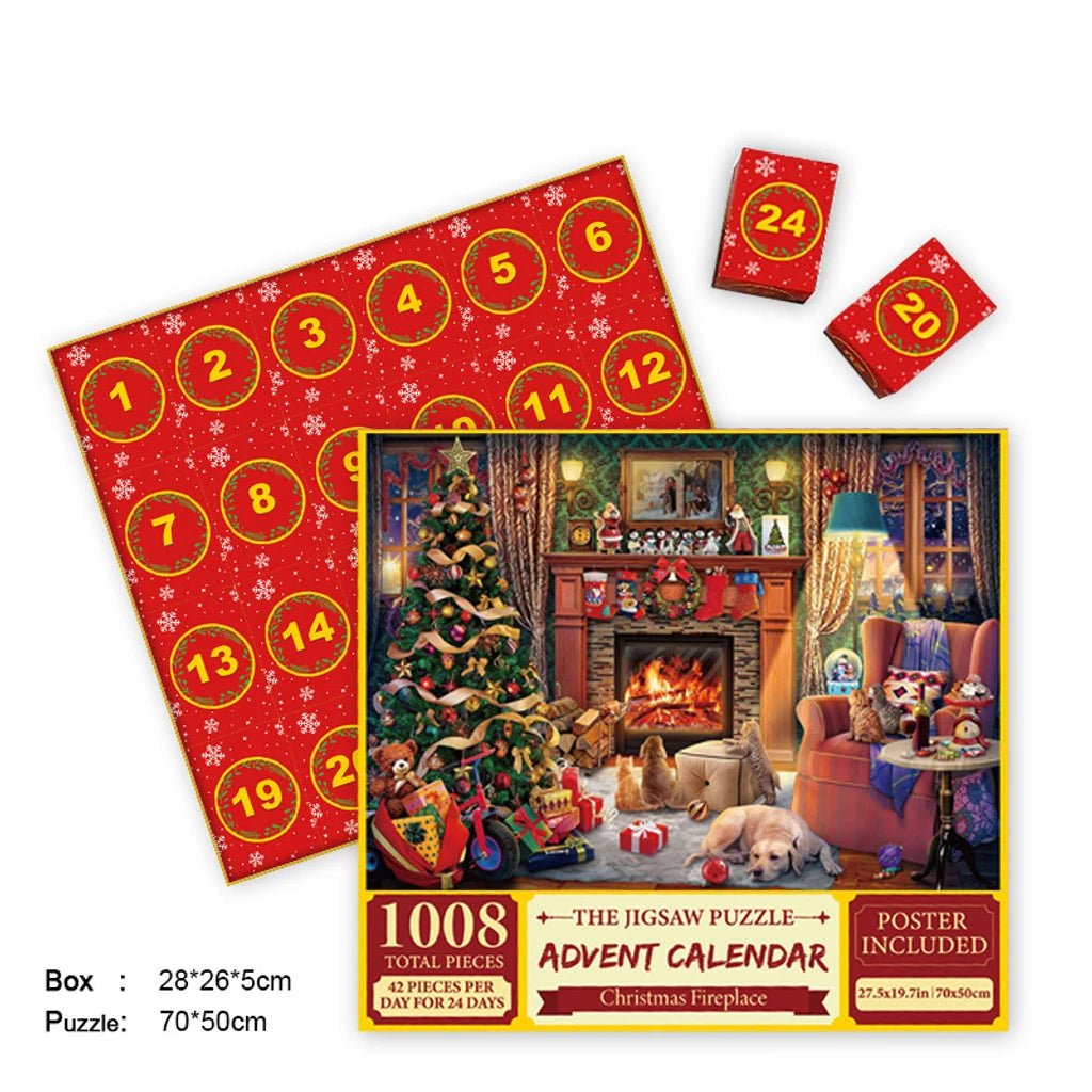 Merry Jigsaw Advent Calendar Puzzle - BH Comfy Cozy