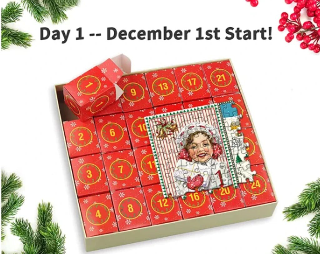 Merry Jigsaw Advent Calendar Puzzle - BH Comfy Cozy