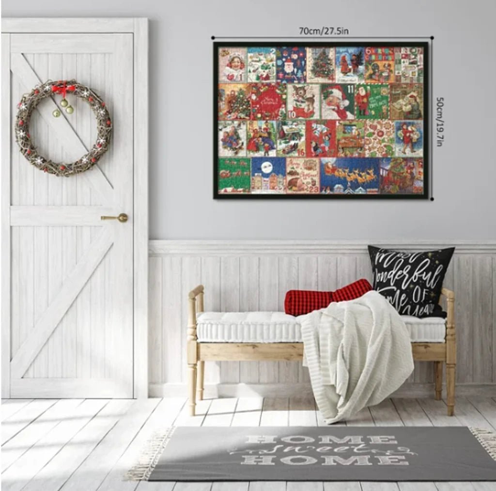 Merry Jigsaw Advent Calendar Puzzle - BH Comfy Cozy
