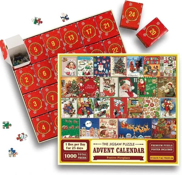 Merry Jigsaw Advent Calendar Puzzle - BH Comfy Cozy