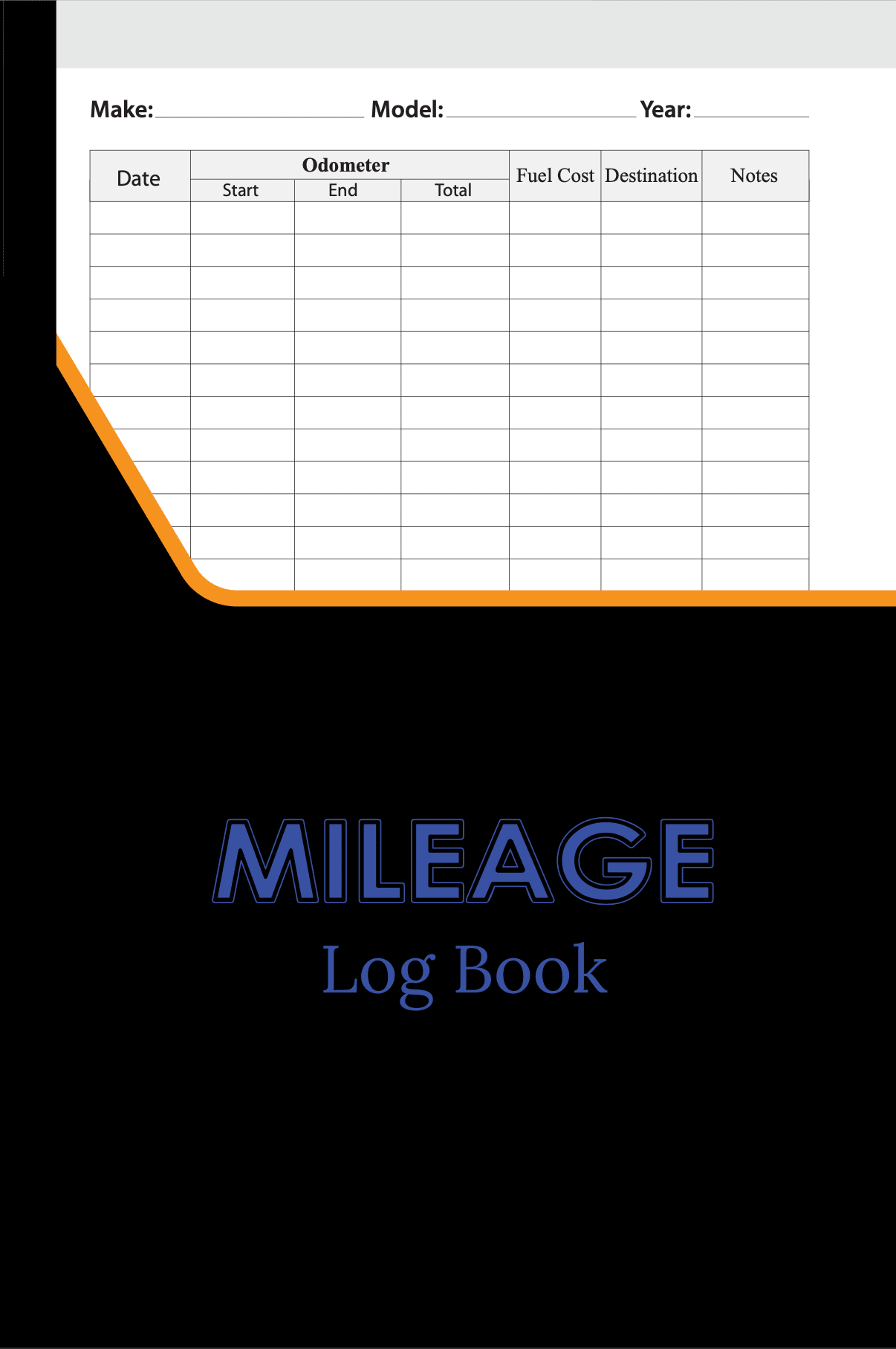 Mileage Log Book - BH Comfy Cozy