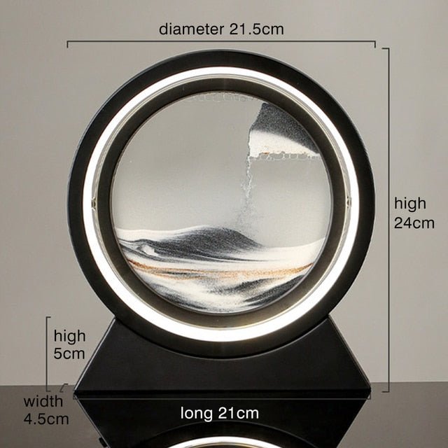 Moving Sand Art Landscape Table Lamp - BH Comfy Cozy