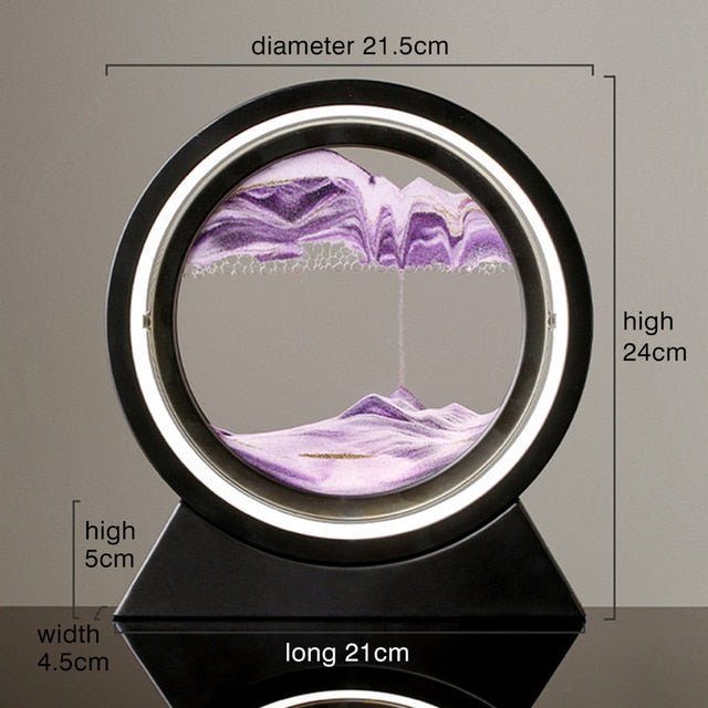 Moving Sand Art Landscape Table Lamp - BH Comfy Cozy