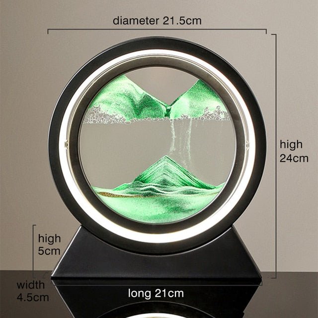 Moving Sand Art Landscape Table Lamp - BH Comfy Cozy