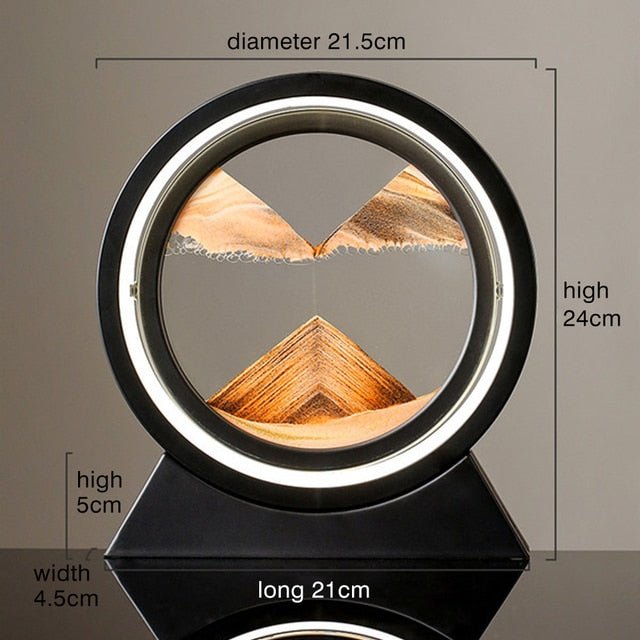 Moving Sand Art Landscape Table Lamp - BH Comfy Cozy