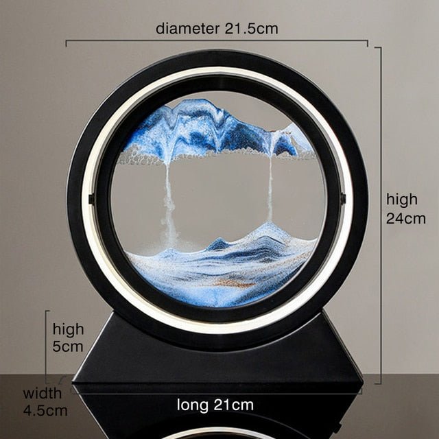 Moving Sand Art Landscape Table Lamp - BH Comfy Cozy