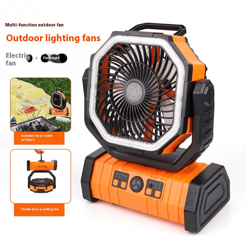 Outdoor Household Power Bank LED Light Camping Fan - BH Comfy Cozy