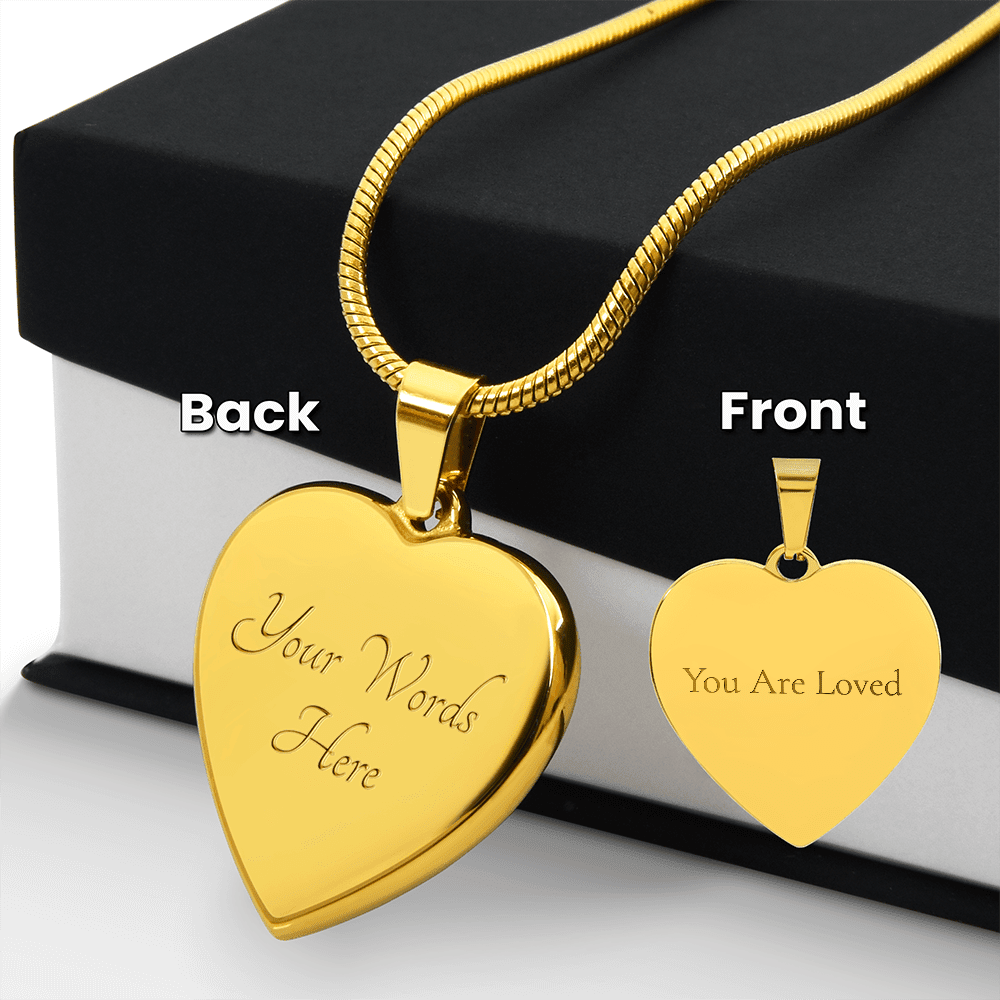 Personalised Heart Necklace | Gift for Her - BH Comfy Cozy