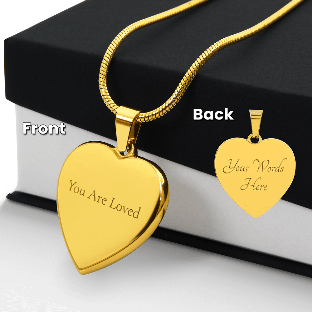 Personalised Heart Necklace | Gift for Her - BH Comfy Cozy