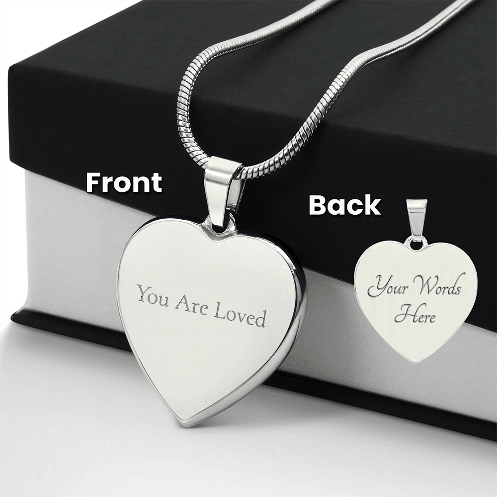 Personalised Heart Necklace | Gift for Her - BH Comfy Cozy