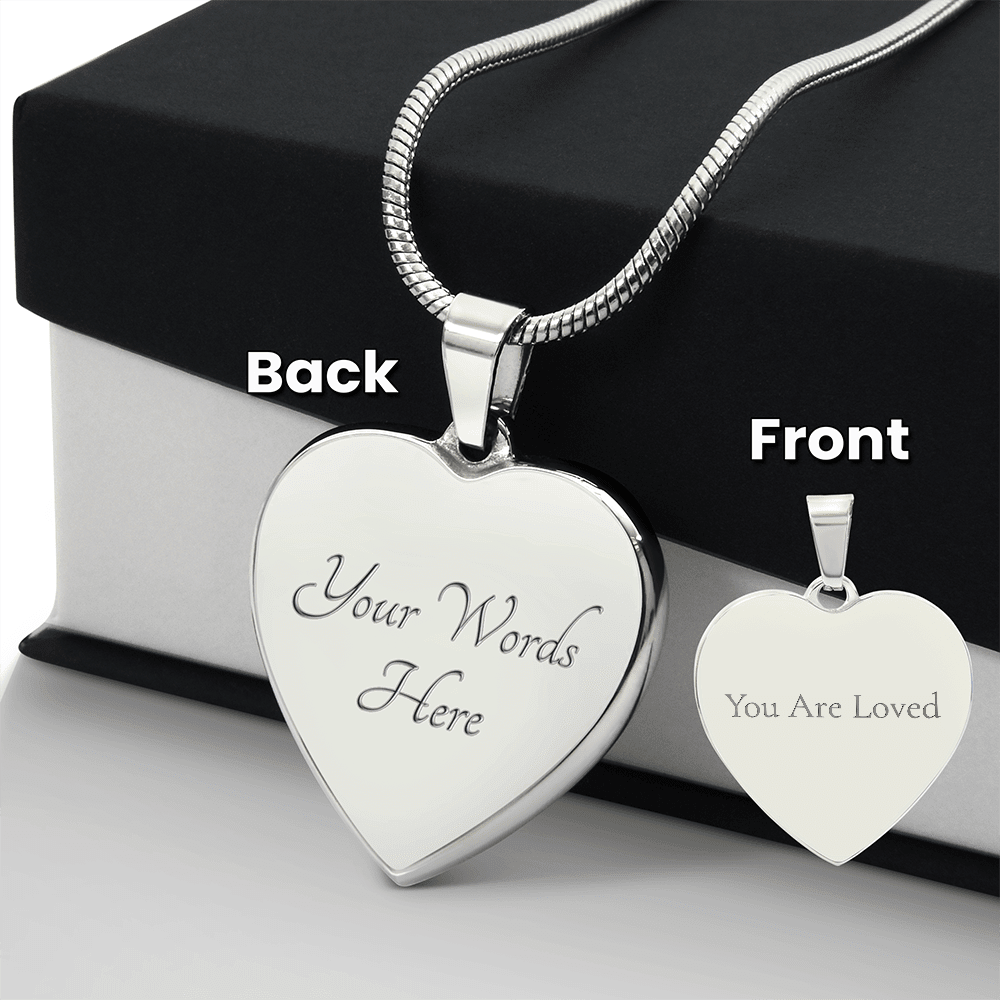 Personalised Heart Necklace | Gift for Her - BH Comfy Cozy