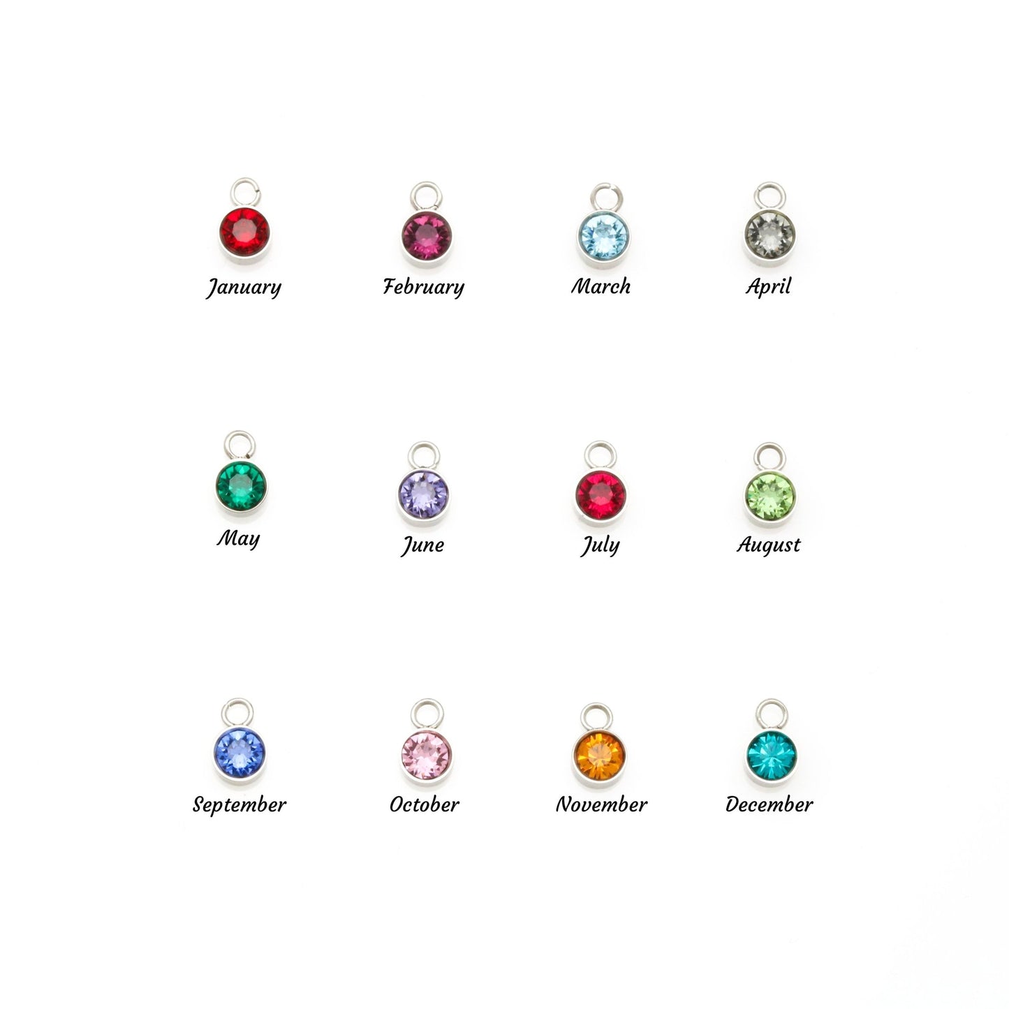Personalised Name Necklace with Birthstone – 18k Gold Finish | Gift for Her - BH Comfy Cozy