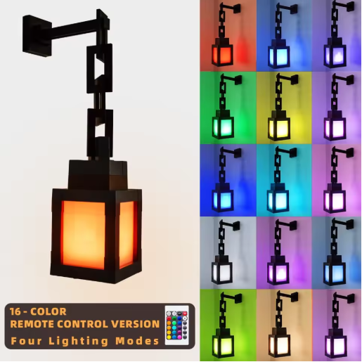 Pixel Style RGB Lantern Light - BH Comfy Cozy