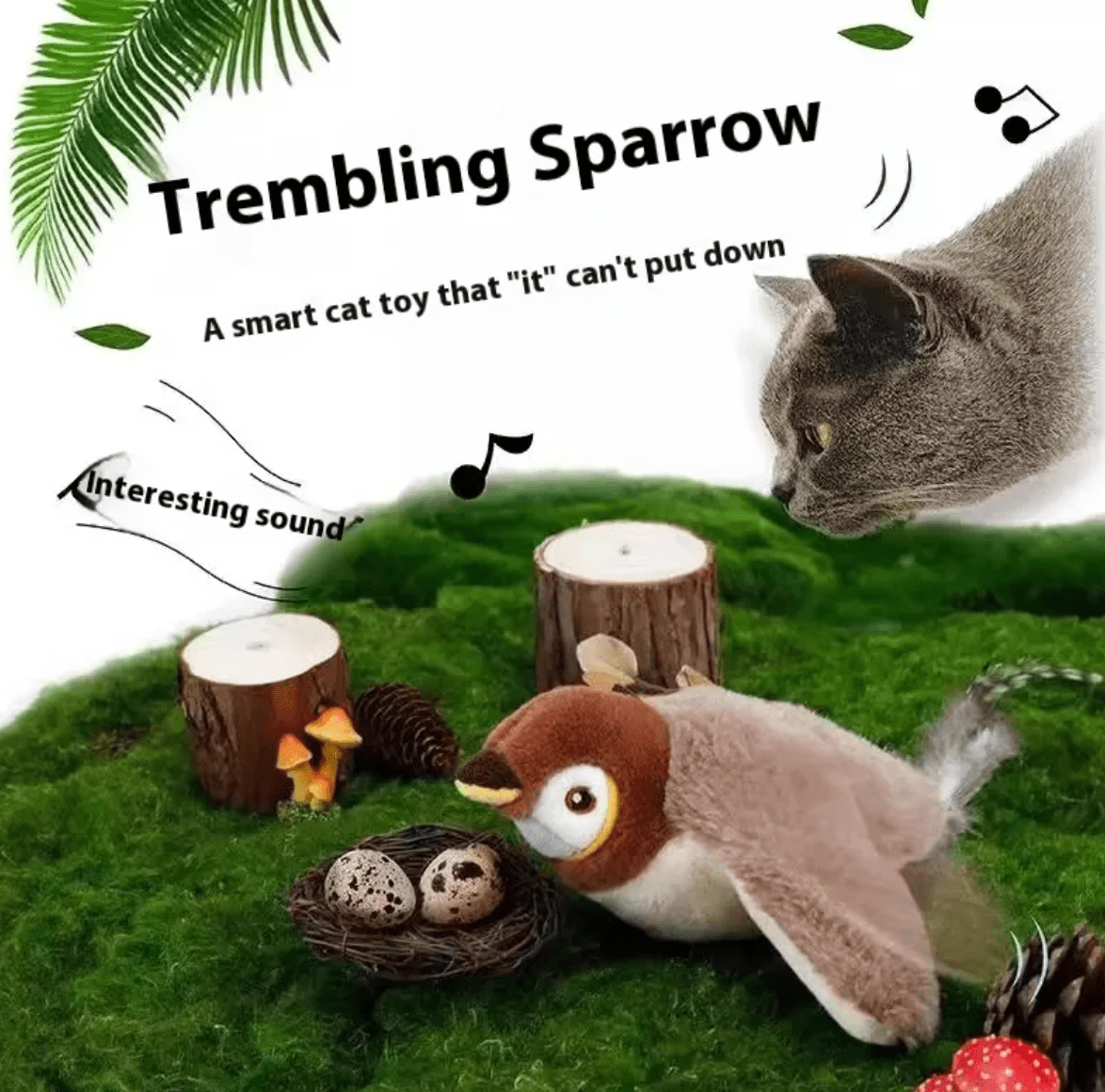 Plush Bird Pet Toy - BH Comfy Cozy
