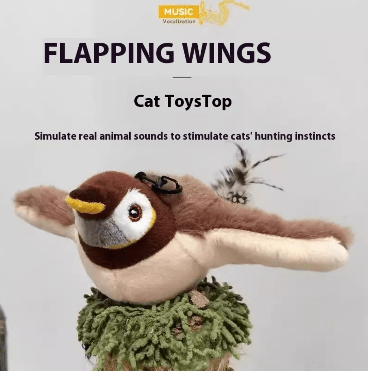 Plush Bird Pet Toy - BH Comfy Cozy