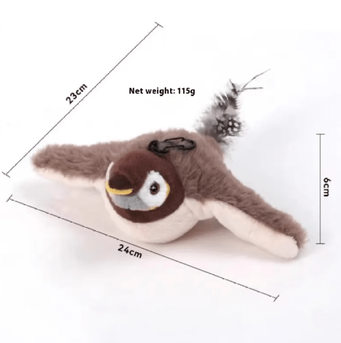 Plush Bird Pet Toy - BH Comfy Cozy