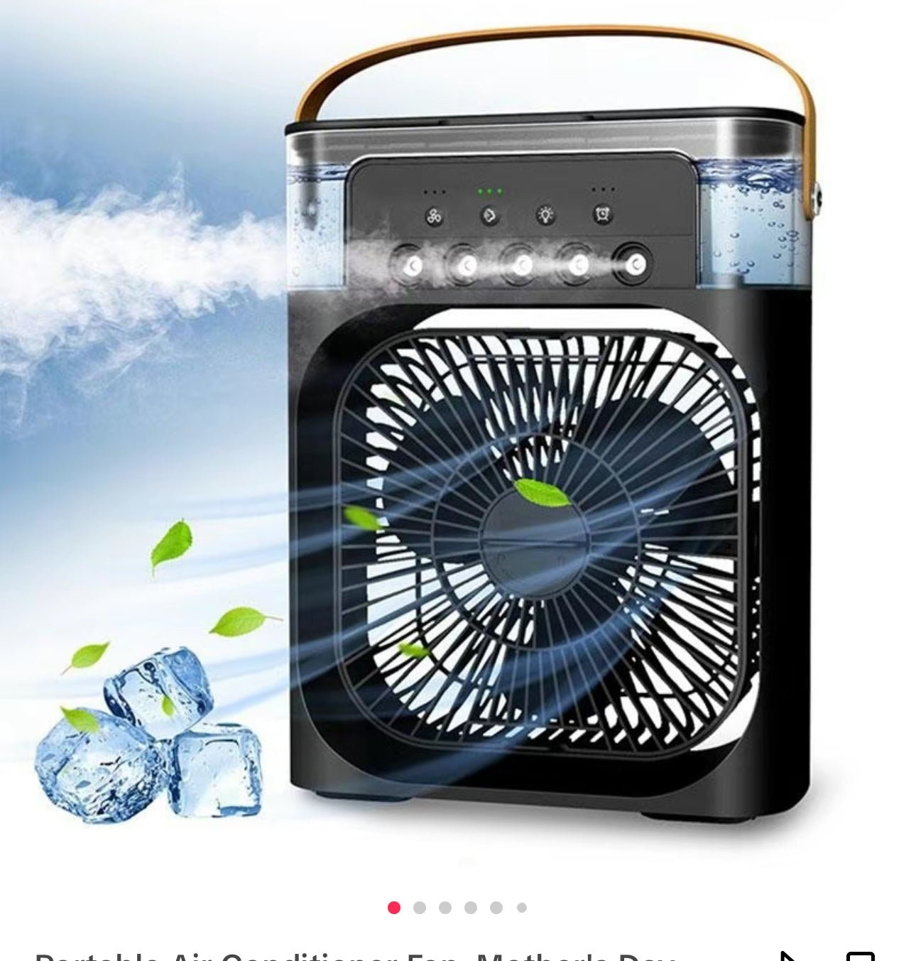 Portable 3-in-1 Air Cooler Fan – Mini AC for Room, Office & Car | Fast Cooling + Humidifier | Ships from USA 🇺🇸 | TikTok & Amazon Hot Seller! - BH Comfy Cozy