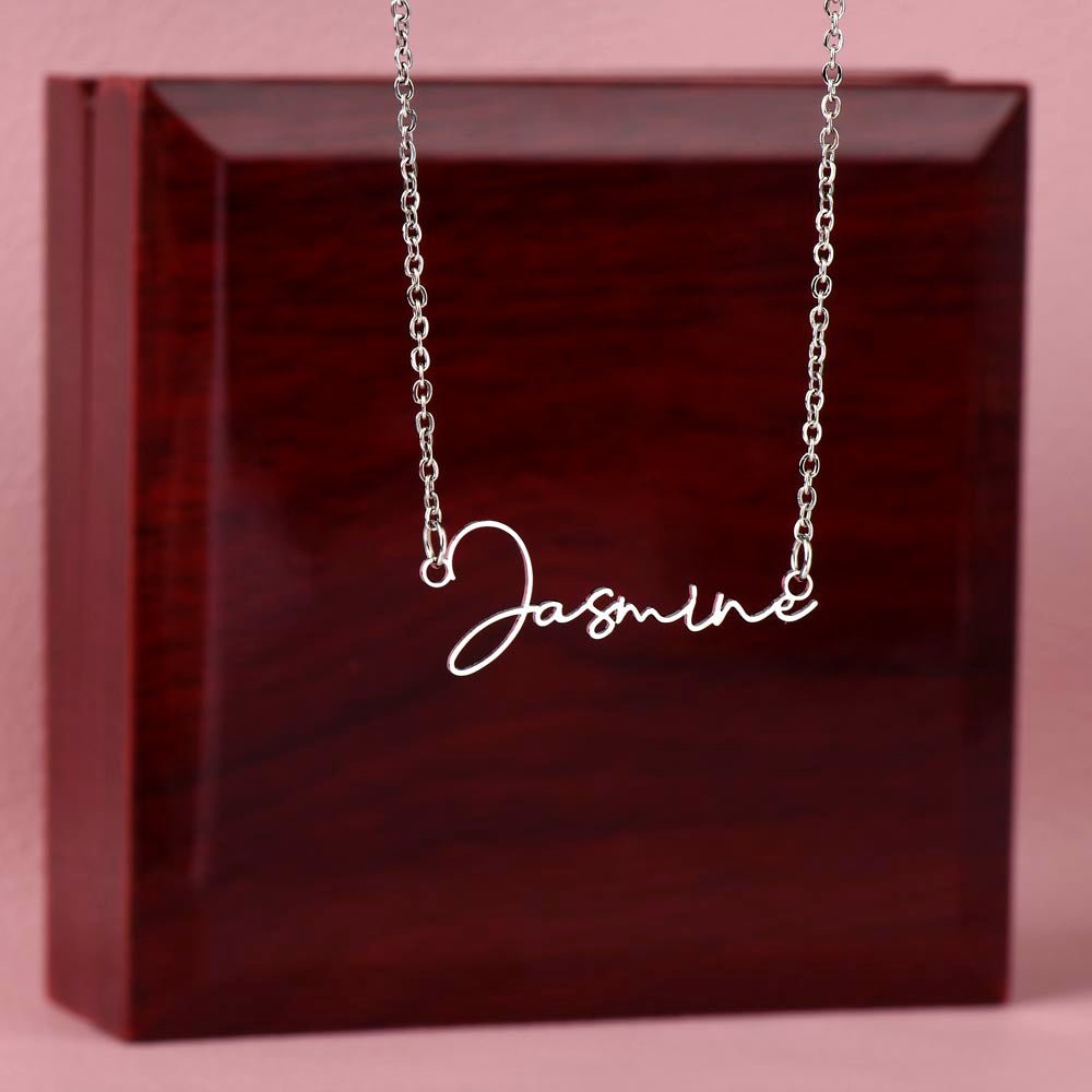 Signature Style Custom Name Necklace | Personalised Gift for Her - BH Comfy Cozy