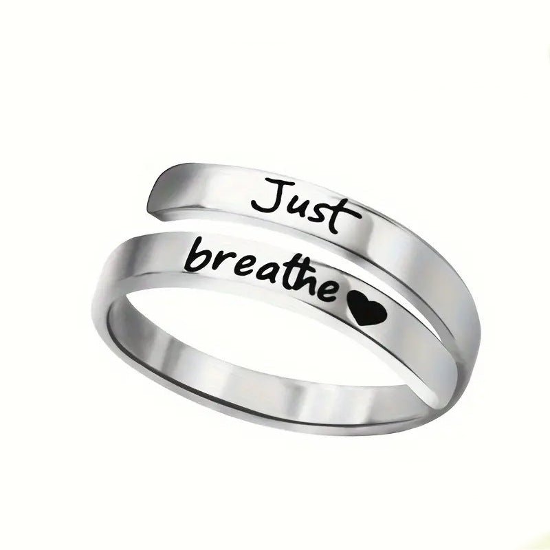 Silver Spiral Heart Ring - BH Comfy Cozy