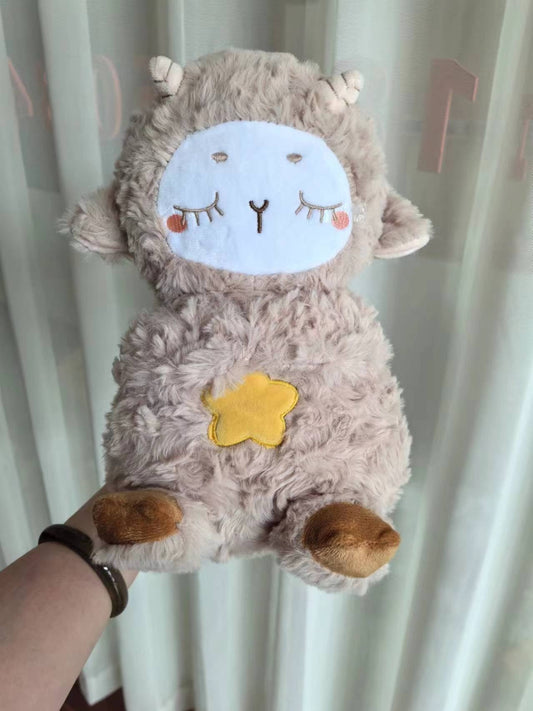 Sound Machine Soothe 'n Snuggle Otter Portable Plush Baby Toy with Sensory Details Music Lights & Rhythmic Breathing Motion - BH Comfy Cozy
