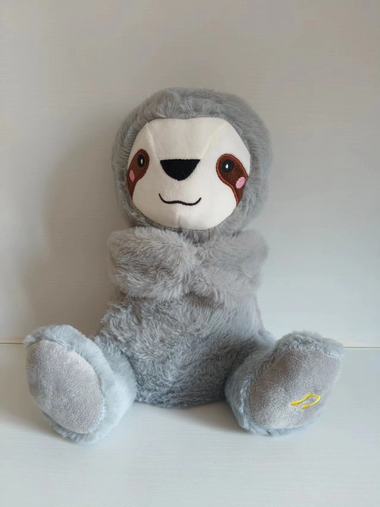 Sound Machine Soothe 'n Snuggle Otter Portable Plush Baby Toy with Sensory Details Music Lights & Rhythmic Breathing Motion - BH Comfy Cozy