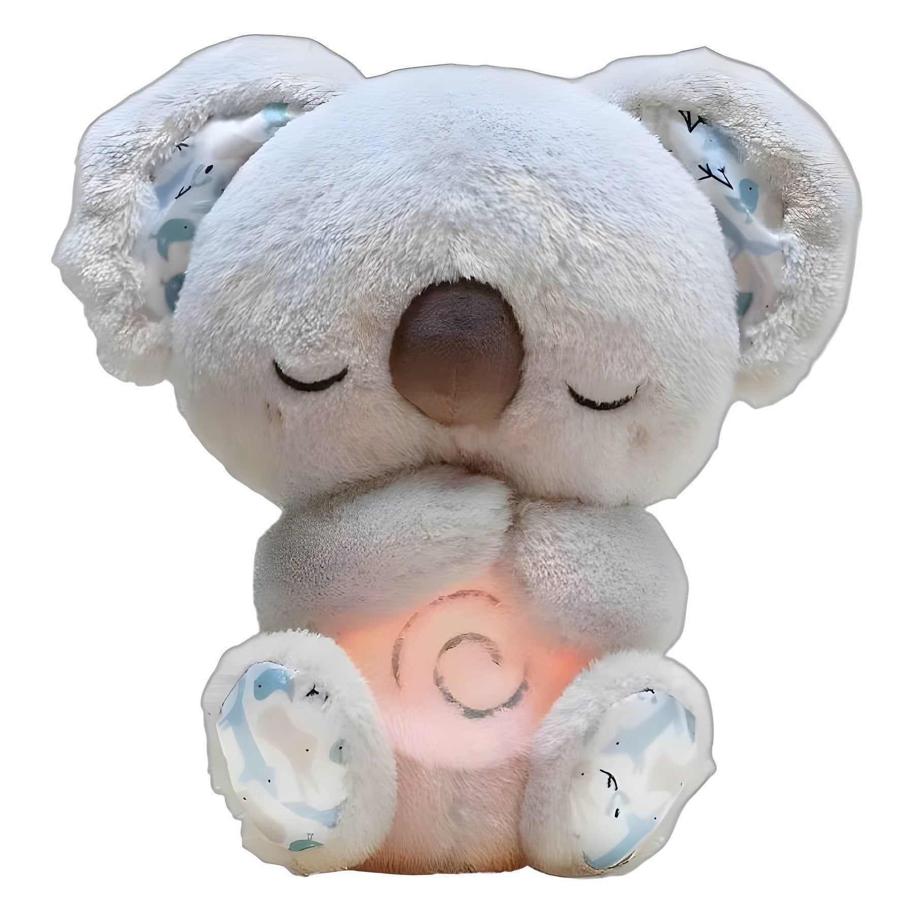 Sound Machine Soothe 'n Snuggle Otter Portable Plush Baby Toy with Sensory Details Music Lights & Rhythmic Breathing Motion - BH Comfy Cozy